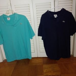 Men's Lacoste Golf shirts L set of 2.
Non smoking